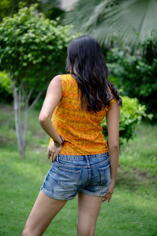 Amara Vest - Yellow