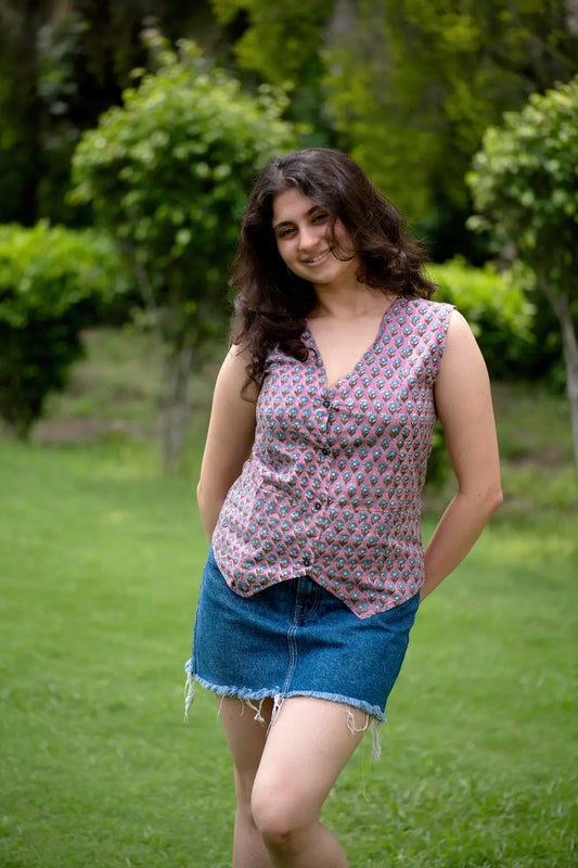 Amara Vest - Purple