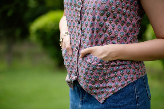 Amara Vest - Purple