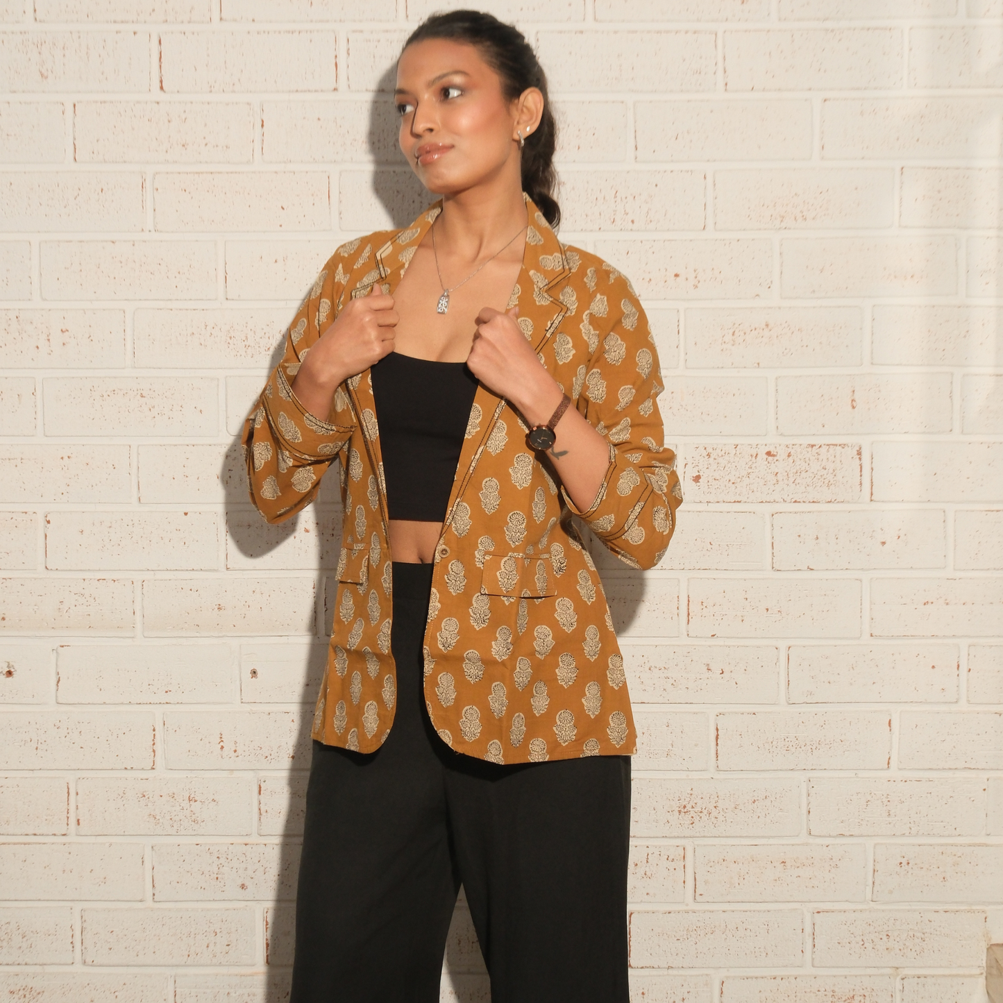 Zyra - Jacket - Mustard Yellow