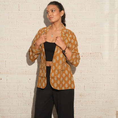 Zyra - Jacket - Mustard Yellow