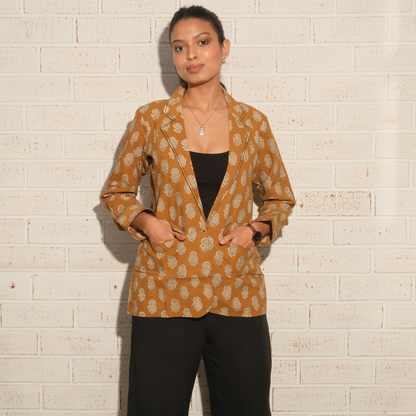 Zyra - Jacket - Mustard Yellow