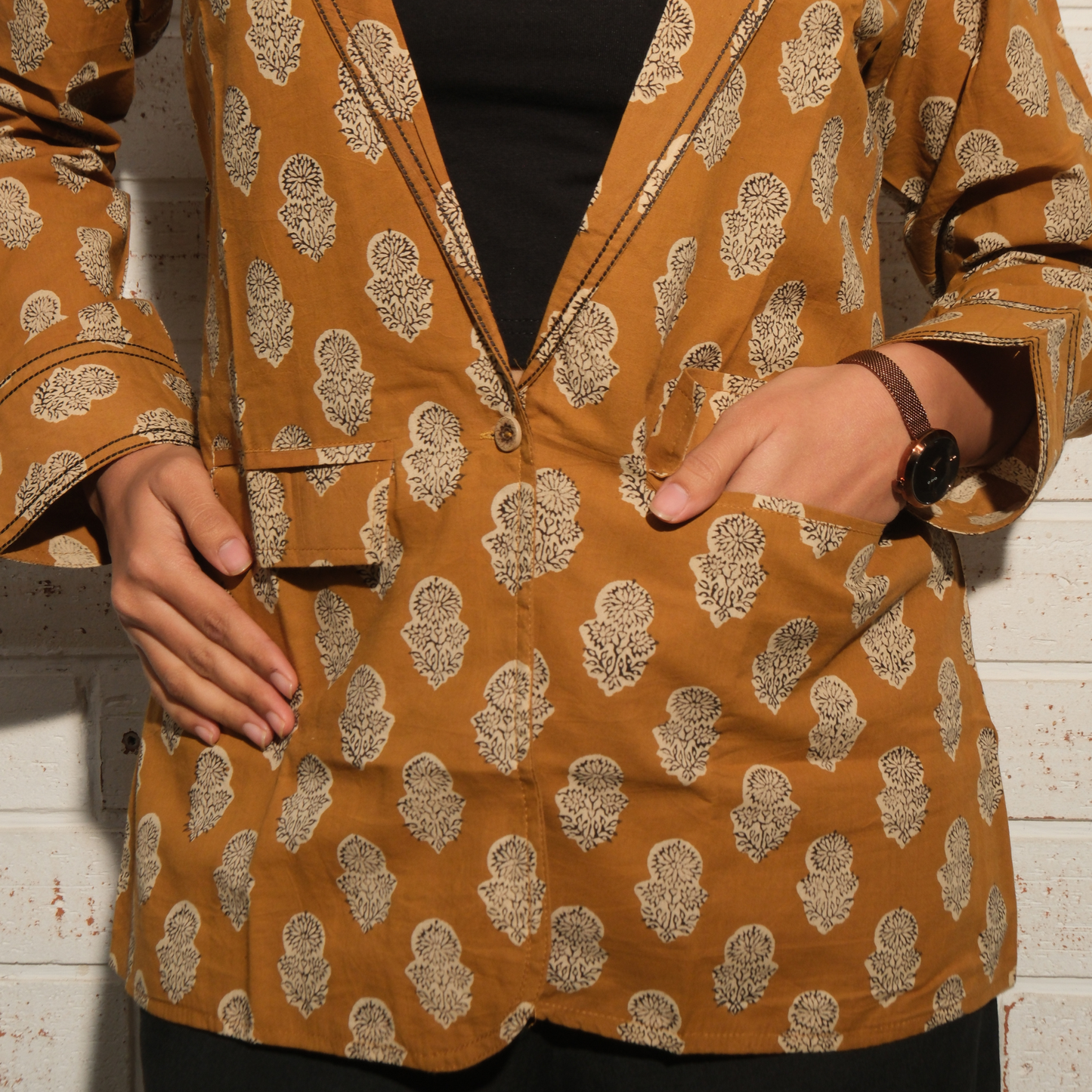 Zyra - Jacket - Mustard Yellow