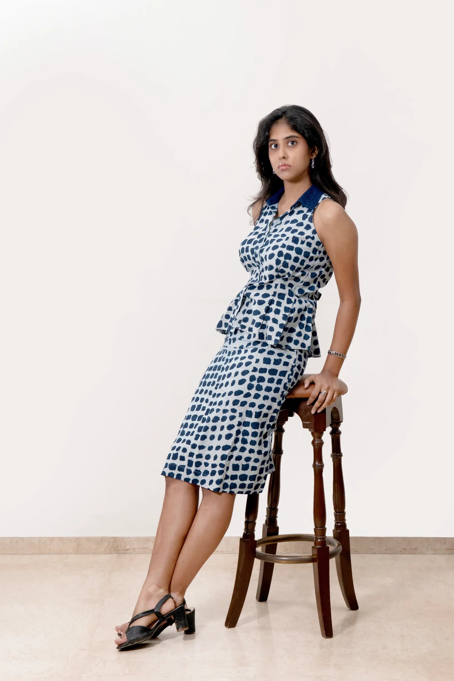Anandita-Skirt - Indigo