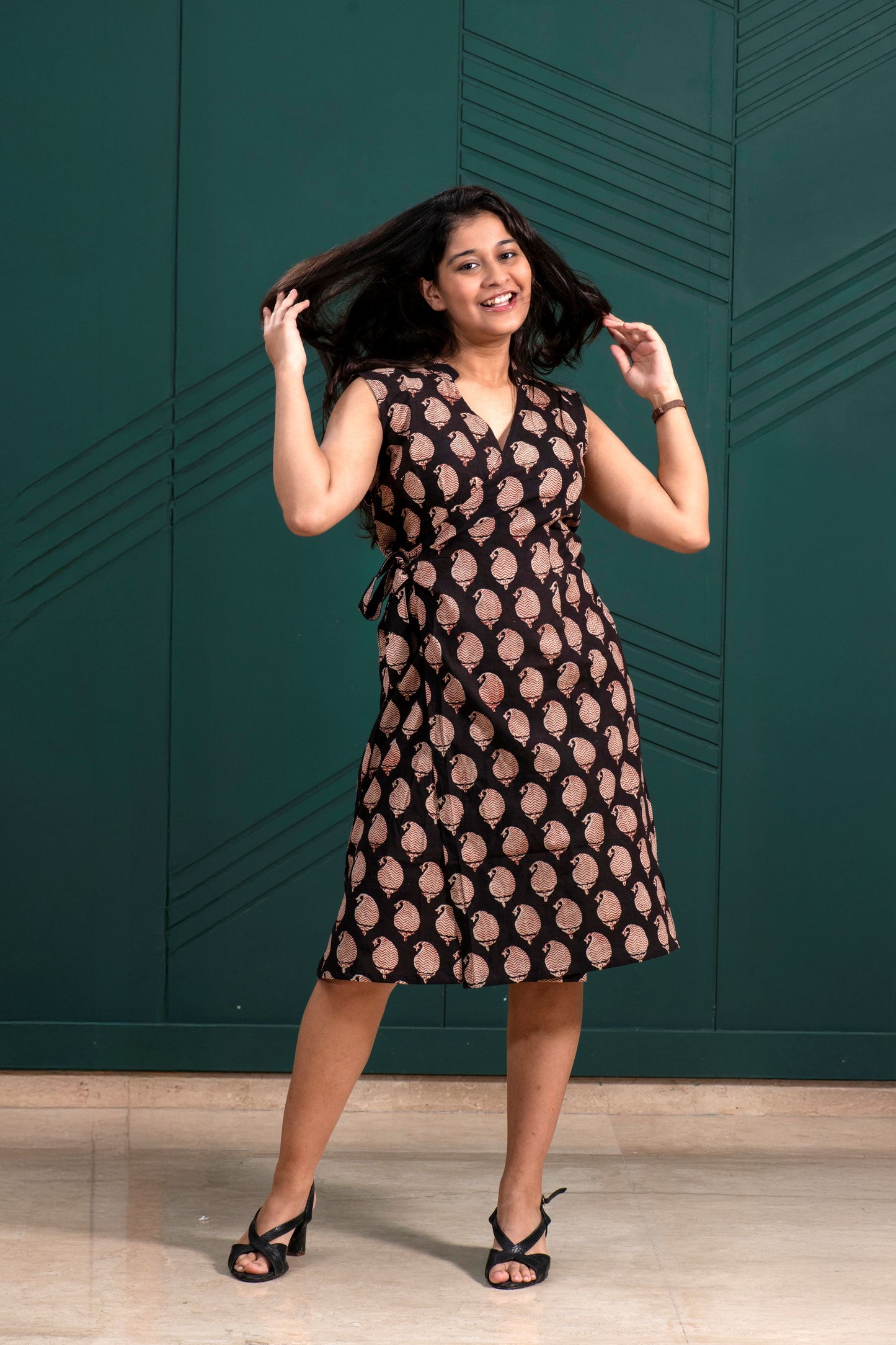 Taru- Wrap dress (Bagru)