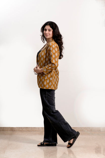 Zyra - Jacket - Mustard Yellow