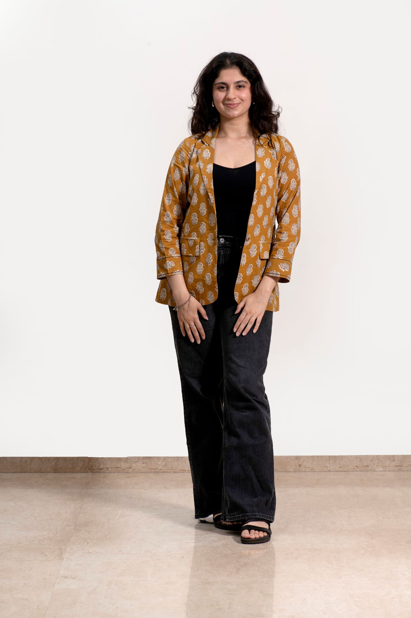 Zyra - Jacket - Mustard Yellow