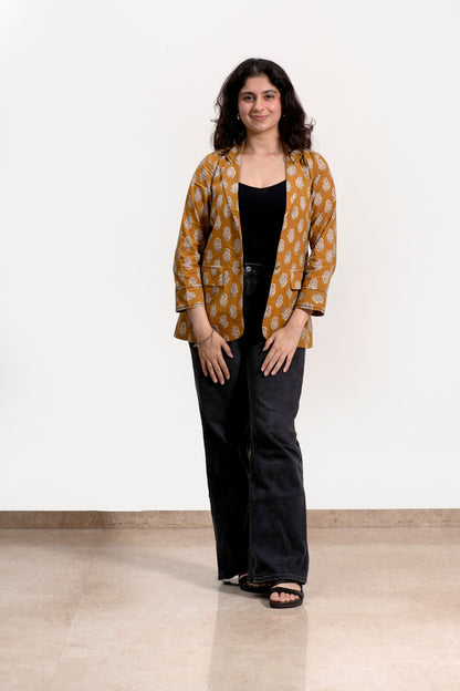 Zyra - Jacket - Mustard Yellow