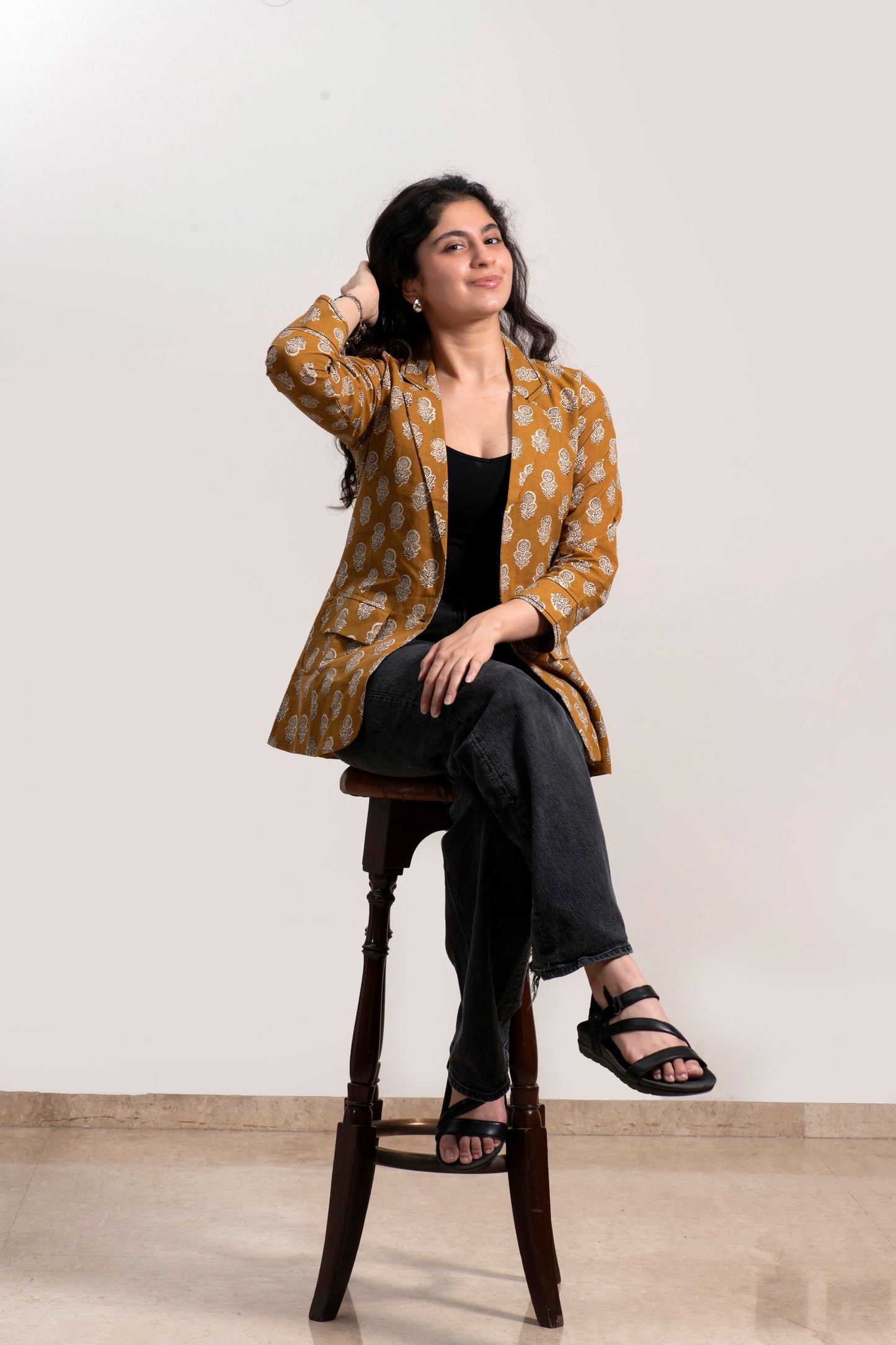 Zyra - Jacket - Mustard Yellow